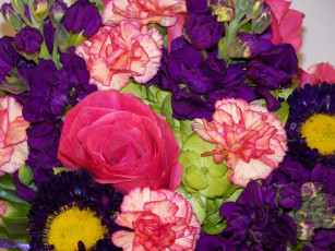 Картинка цветы букеты композиции гвоздики букет розы