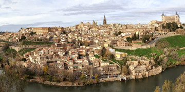 Картинка города толедо испания панорама дома