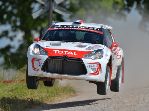 Картинка спорт авторалли citroеn ds3 r5 2013г гонки пыль