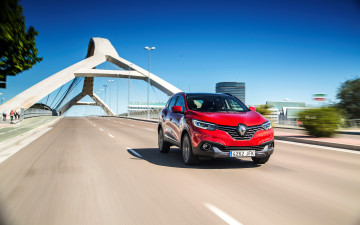 Картинка автомобили renault красный 2015г kadjar