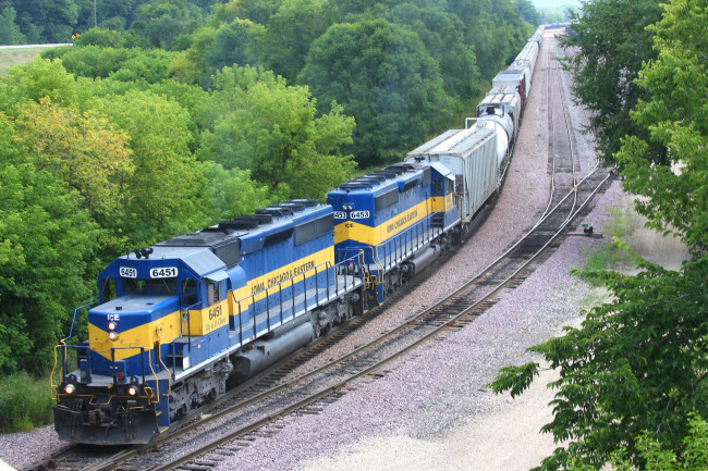 Обои картинки фото техника, поезда, дорога, состав, рельсы, локомотив, железная