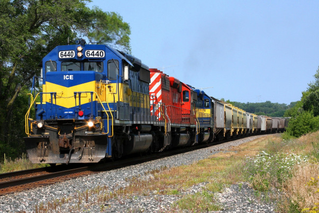 Обои картинки фото техника, поезда, состав, железная, дорога, рельсы, локомотив