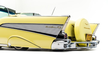 обоя 1957-chevrolet-bel-air, автомобили, фрагменты автомобиля, chevrolet