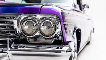 обоя 1962-chevrolet-impala, автомобили, фрагменты автомобиля, chevrolet