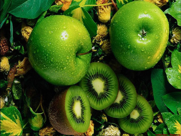 Обои картинки фото яблочки, еда, фрукты, ягоды