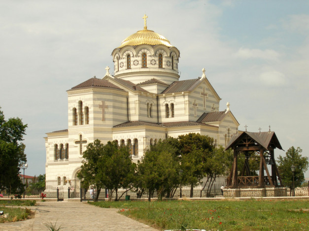 Обои картинки фото владимирский, собор, херсонес, города, православные, церкви, монастыри