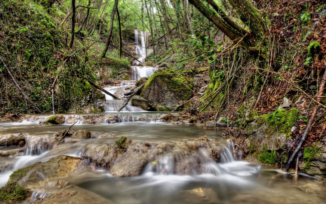 Обои картинки фото природа, водопады