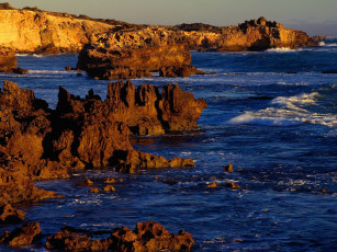 Картинка австралия природа побережье красный синий море