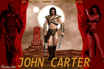 Картинка 3д графика fantasy фантазия john carter