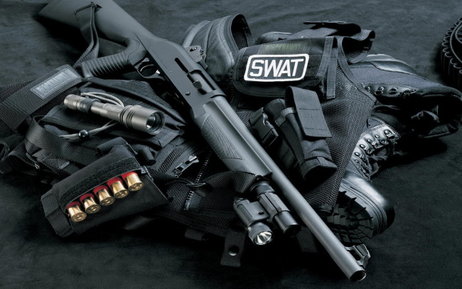 Обои картинки фото оружие, винтовкиружьямушкетывинчестеры, swat, экипировка