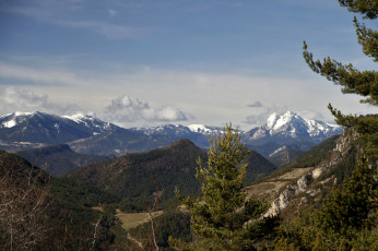 Картинка природа горы панорама