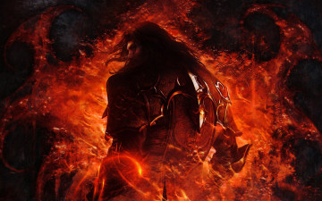 Картинка castlevania lords of shadow видео игры доспехи огонь