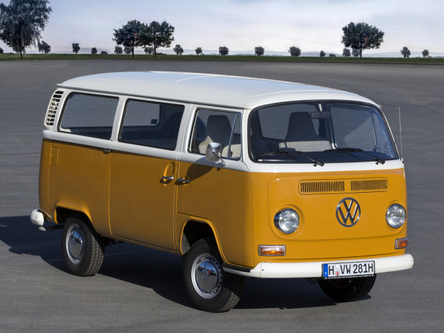 Обои картинки фото автомобили, volkswagen, t2, bus