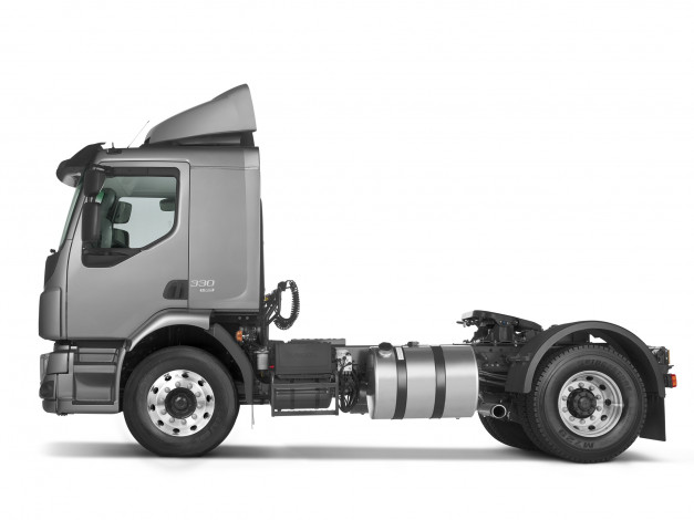 Обои картинки фото автомобили, volvo trucks, серый, 2014г, volvo, vm, 330, 4x2, tractor