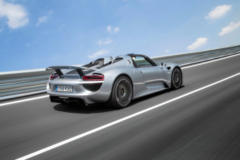 Картинка автомобили porsche spyder 918