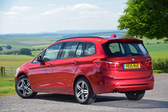 Картинка автомобили bmw красный 2015г f46 uk-spec line sport tourer gran 216d