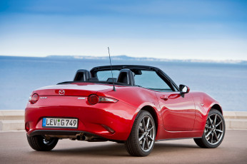 Картинка автомобили mazda nd mx-5 красный 2015г