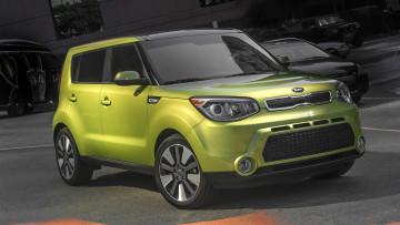 обоя автомобили, kia, 2014г, soul