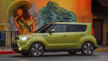 обоя автомобили, kia, 2014г, soul