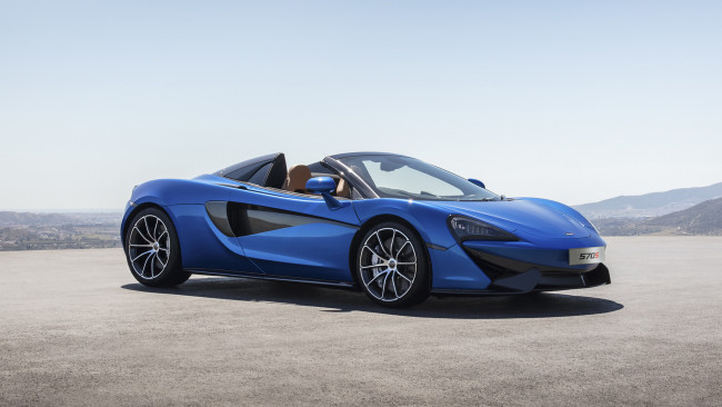 Обои картинки фото mclaren 570s spider 2018, автомобили, mclaren, 2018, spider, 570s