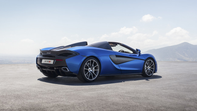 Обои картинки фото mclaren 570s spider 2018, автомобили, mclaren, 2018, spider, 570s