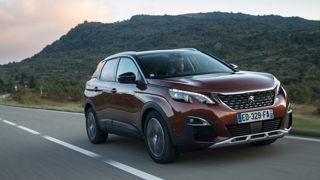 Обои картинки фото peugeot 3008 2017, автомобили, peugeot, 2017, 3008