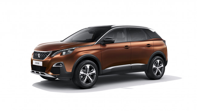 Обои картинки фото peugeot 3008 2017, автомобили, peugeot, 3008, 2017