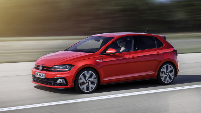 Обои картинки фото volkswagen polo gti 2018, автомобили, volkswagen, polo, 2018, gti