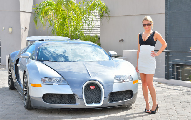 Обои картинки фото bugatti cars girl 7, автомобили, -авто с девушками, auto, girls, bugatti