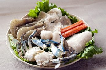 обоя еда, рыба,  морепродукты,  суши,  роллы, креветки