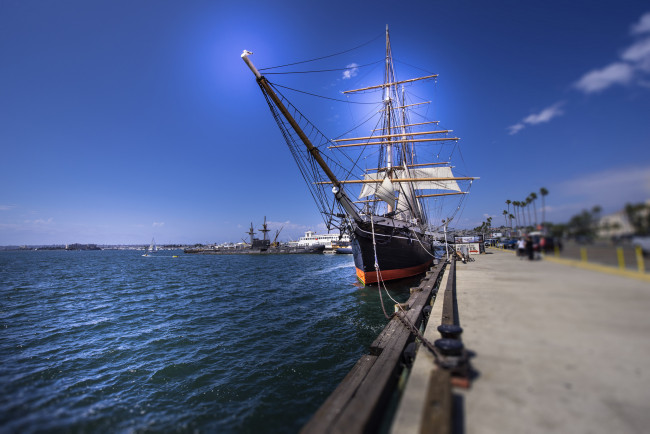 Обои картинки фото california, корабли, парусники, паруса, мачты