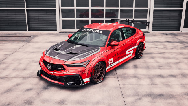 Обои картинки фото acura integra type s pikes peak racer 2023, автомобили, acura, integra, type, s, pikes, peak, racer, гоночный, акура, суперкар