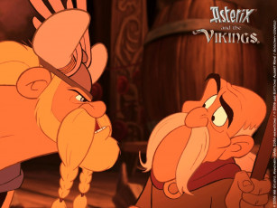 обоя мультфильмы, asterix, and, the, vikings