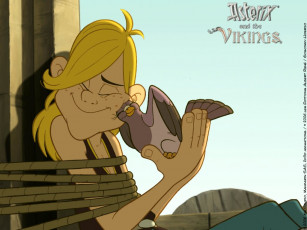 обоя мультфильмы, asterix, and, the, vikings