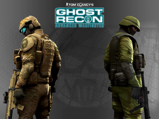 Обои картинки фото ghost, recon, advanced, warfighter, видео, игры