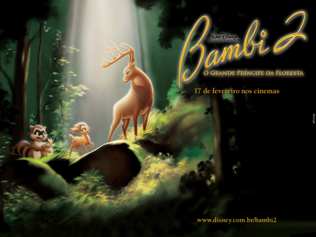 Обои картинки фото мультфильмы, bambi