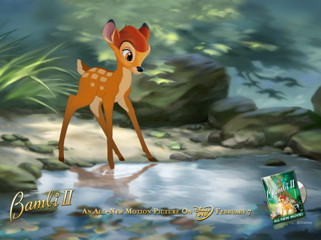 Обои картинки фото мультфильмы, bambi