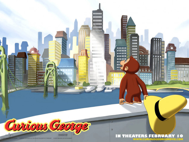 Обои картинки фото мультфильмы, curious, george