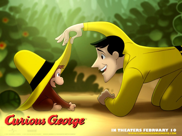 Обои картинки фото мультфильмы, curious, george