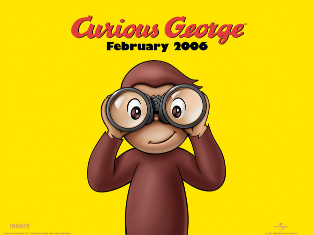 Обои картинки фото мультфильмы, curious, george