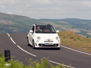 Картинка abarth 500c 2010 автомобили fiat