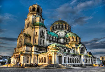 Картинка собор александра невского софия болгария города православные церкви монастыри купола
