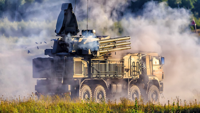 Обои картинки фото техника, военная техника, панцирь-с1