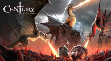 обоя видео игры, century,  age of ashes, драконы, огонь