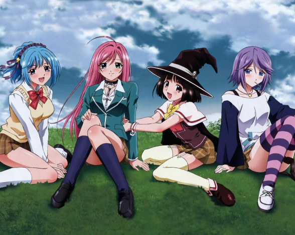 Обои картинки фото аниме, rosario, vampire