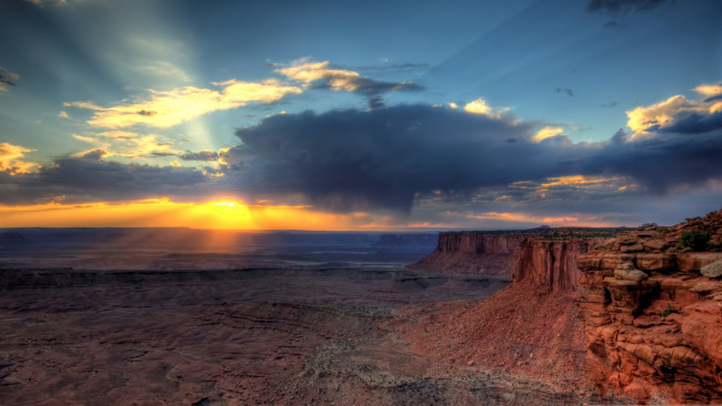Обои картинки фото grandview, point, canyonlands, природа, горы, большой, каньон