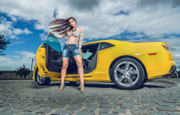Картинка chevrolet+camaro автомобили авто+с+девушками de castro rios chevrolet camaro шорты жёлтый
