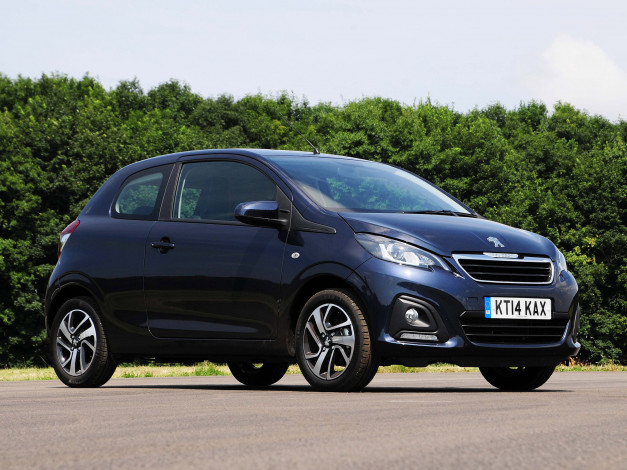 Обои картинки фото автомобили, peugeot, 108, uk-spec, 3-door, 2014г