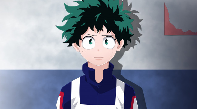 Обои картинки фото аниме, boku no hero academia, изуку