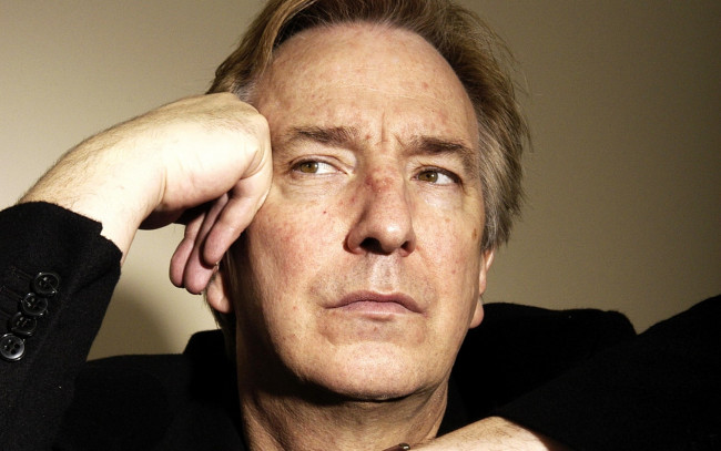 Обои картинки фото мужчины, alan rickman, актер, лицо